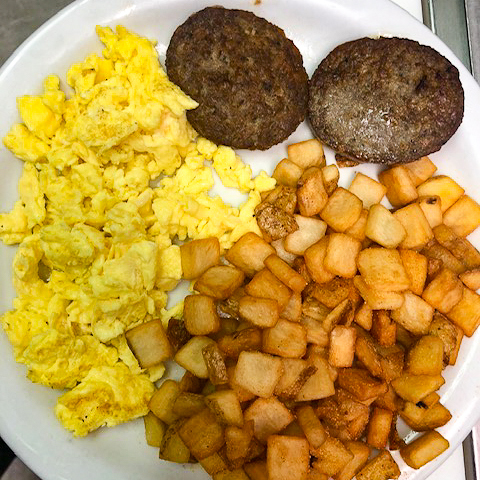 Royal Biscuit biscuits and gravy breakfast plate